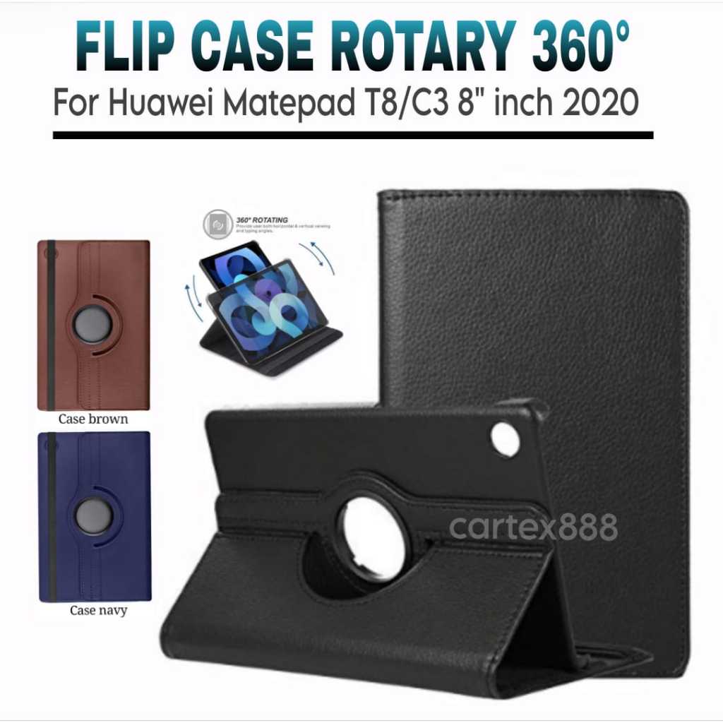 Case Rotary Huawei Matepad T8 C3 / case huawei matepad t8 / casing huawei matepad t8 / case matepad 