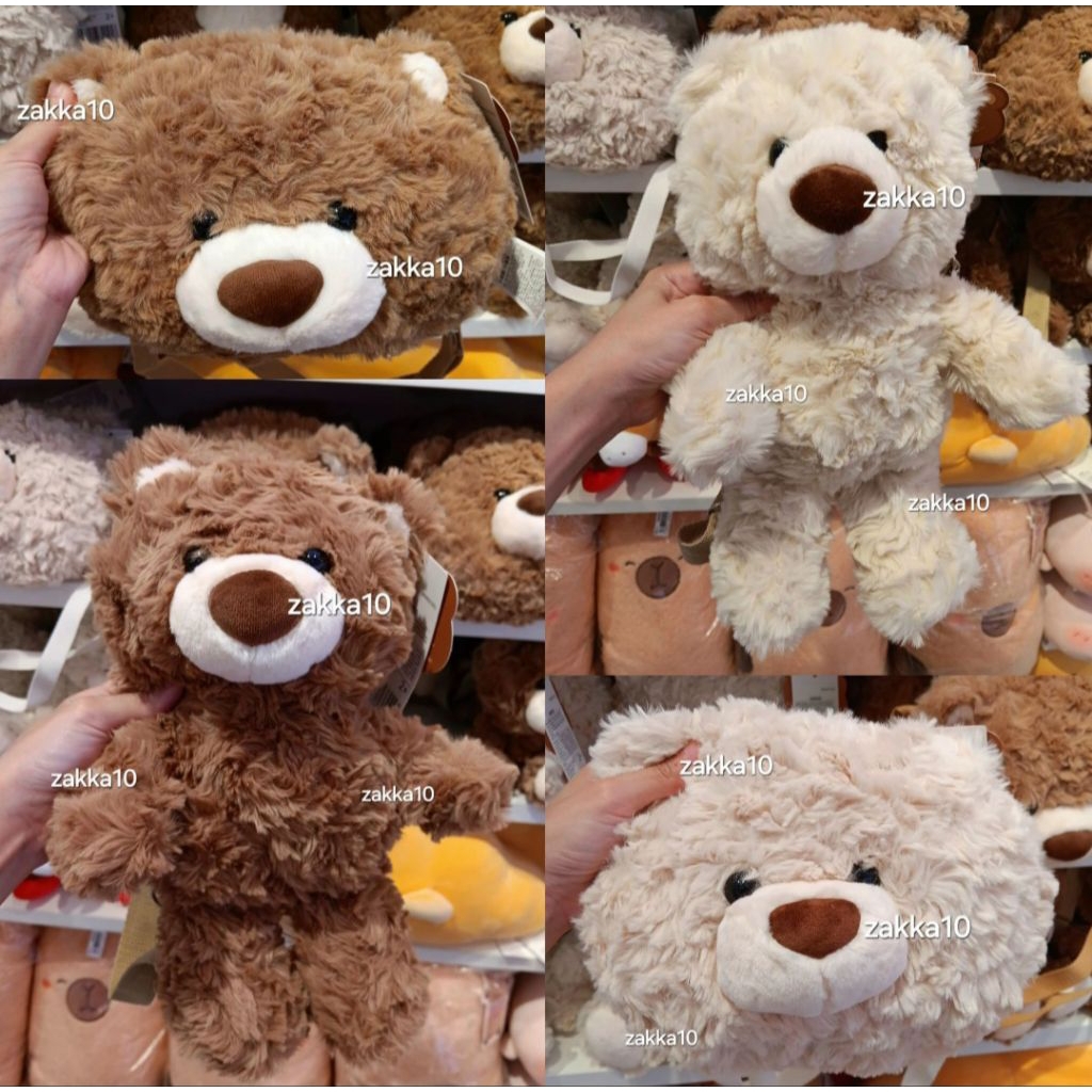 Miniso Tas Selempang / Tas Ransel Boneka Beruang | Bear Backpack / Crossbody Bag