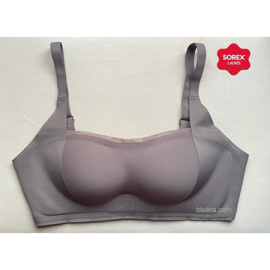 preloved Sorex Square Neck Bra Tanpa Kawat Cup 1/2 Seamless Kait 3 Busa Sedang Cup B BH AB 063