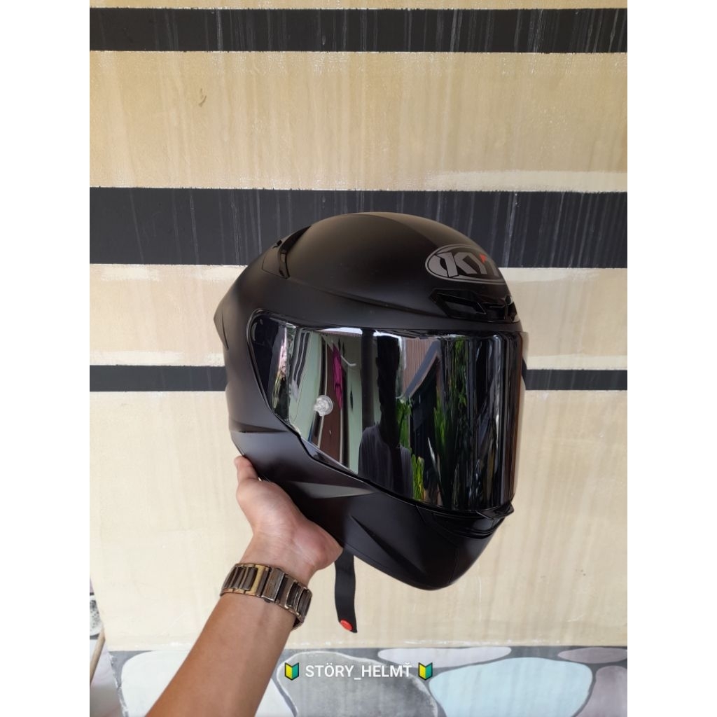 KYT TT-Course Black Doff