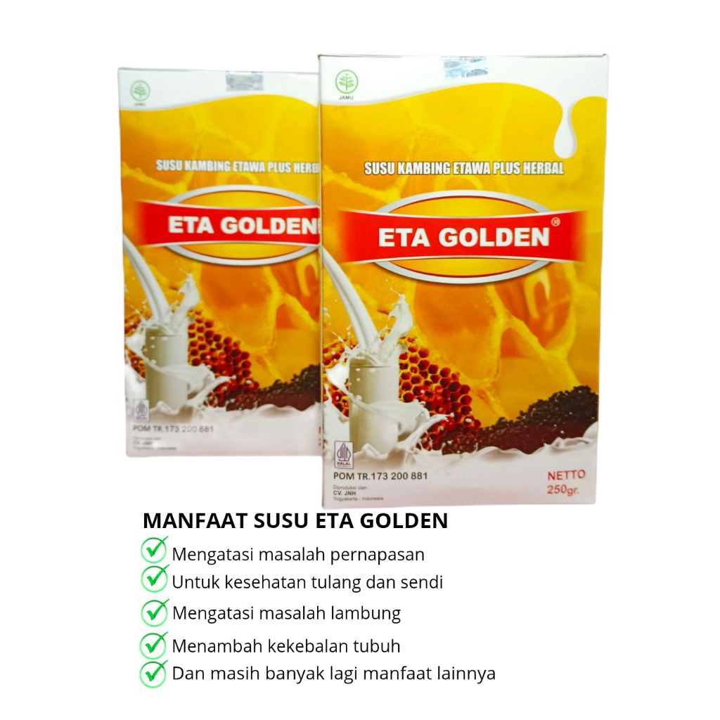 ETA GOLDEN SUSU KAMBING ETAWA isi 250gr