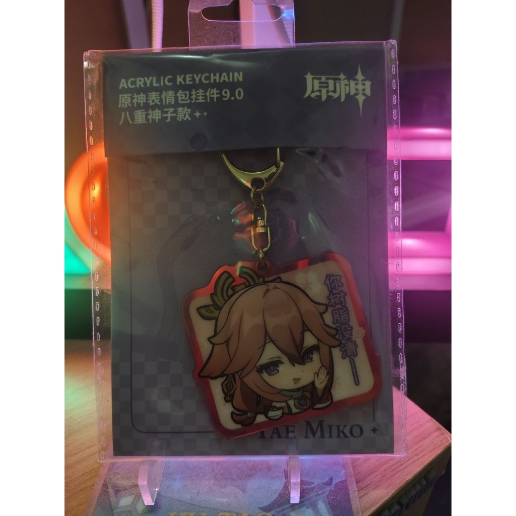 Genshin Impact Yae Miko Acryclic Keychain by Mihoyo