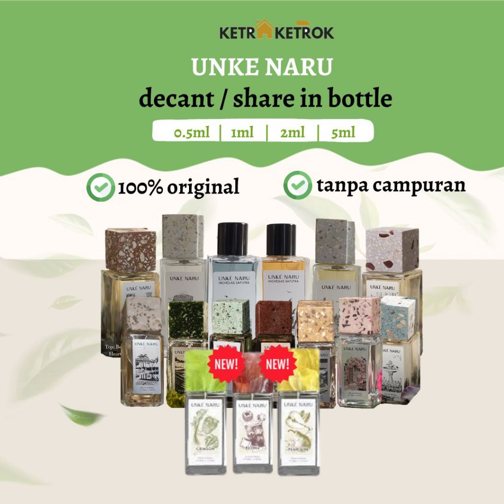 Decant Share Perfume Unke Naru Crimson Bjorka Pearlaine  Kala Jingga Ayodhya Tesso Nilo For You