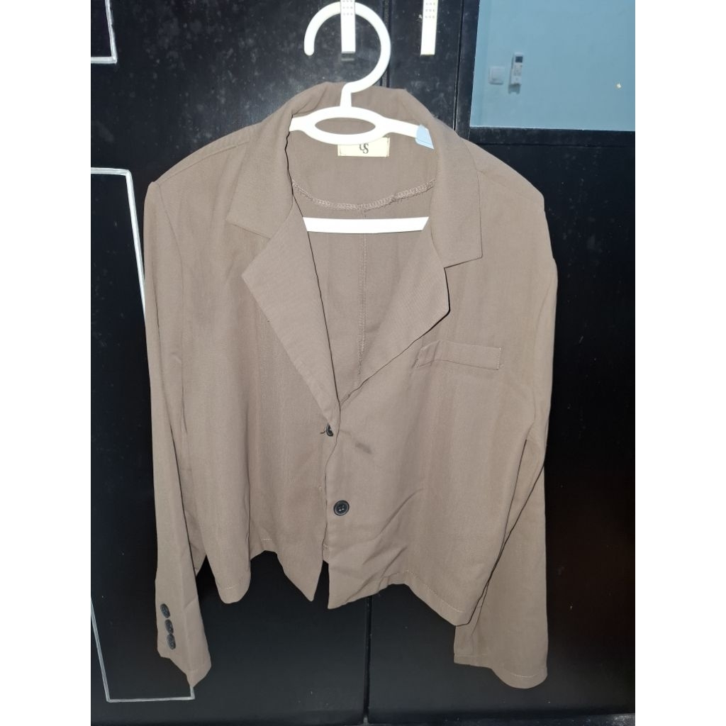 Blazer wanita coklat