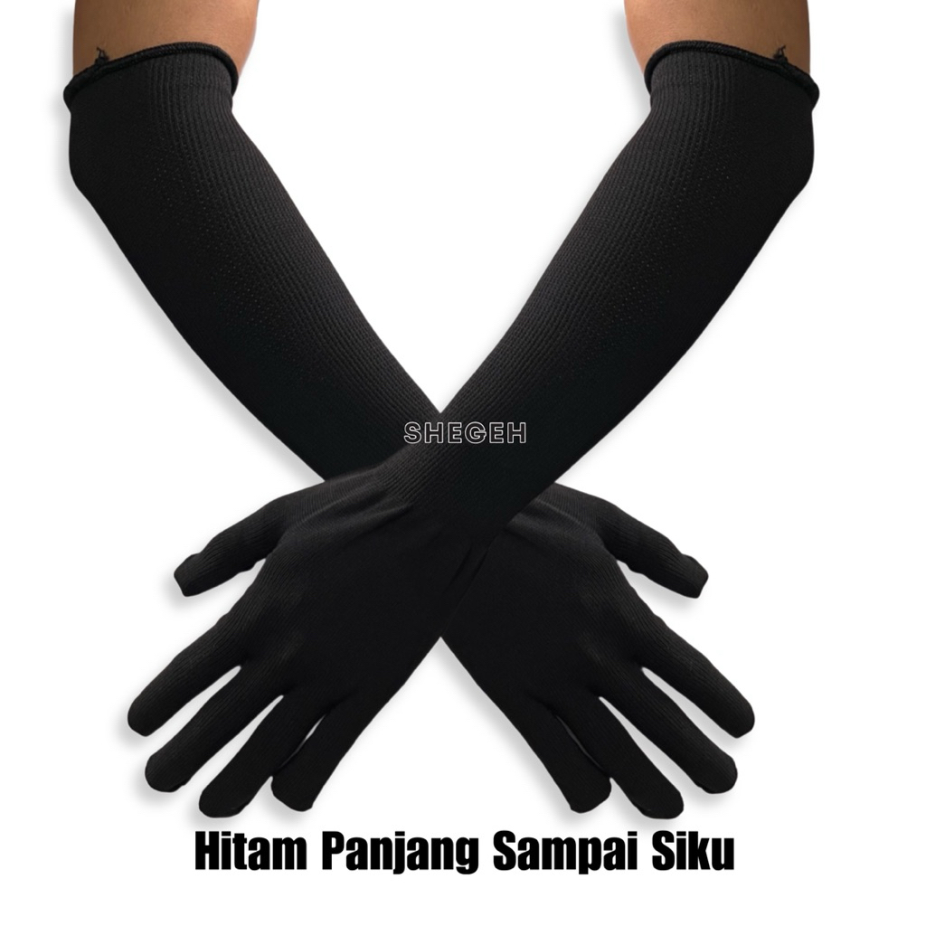 SARUNG TANGAN PANJANG SAMPAI SIKU DEWASA/SARUNG TANGAN SEPEDA/SARUNG TANGAN SPORT PANJANG