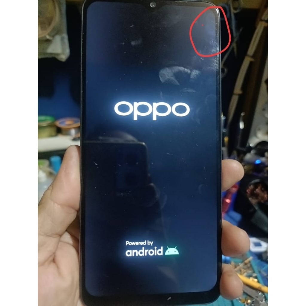 LCD OPPO A16 MINUS ADA DENT DIKIT ASLI ORIGINAL COPOTAN