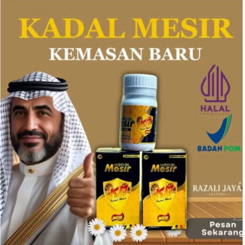 Kadal Mesir - Penambah Stamina Kuat Pria Tahan Lama Obat Kuat Ramuan Herbal Arab Original Ampuh Terl