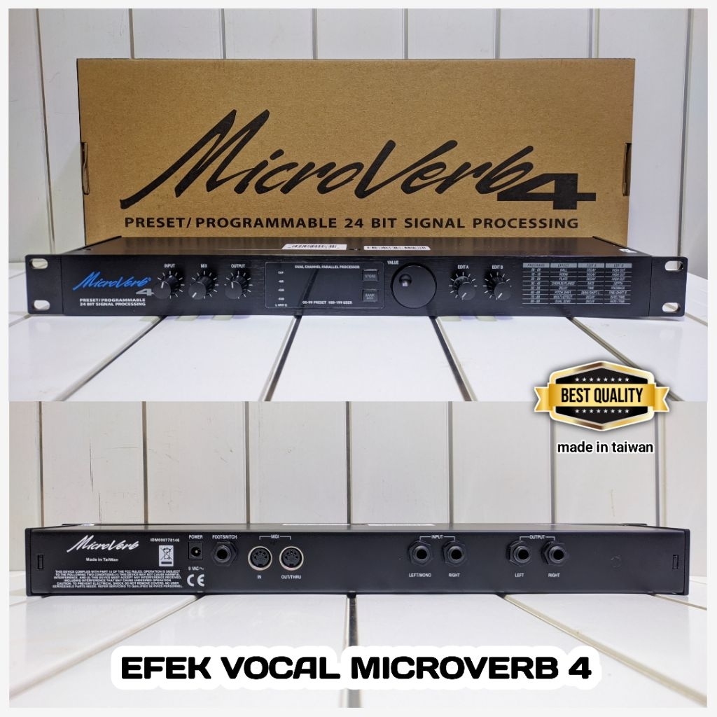 Effect Vocal Microverb 4 Taiwan Kuping Besi