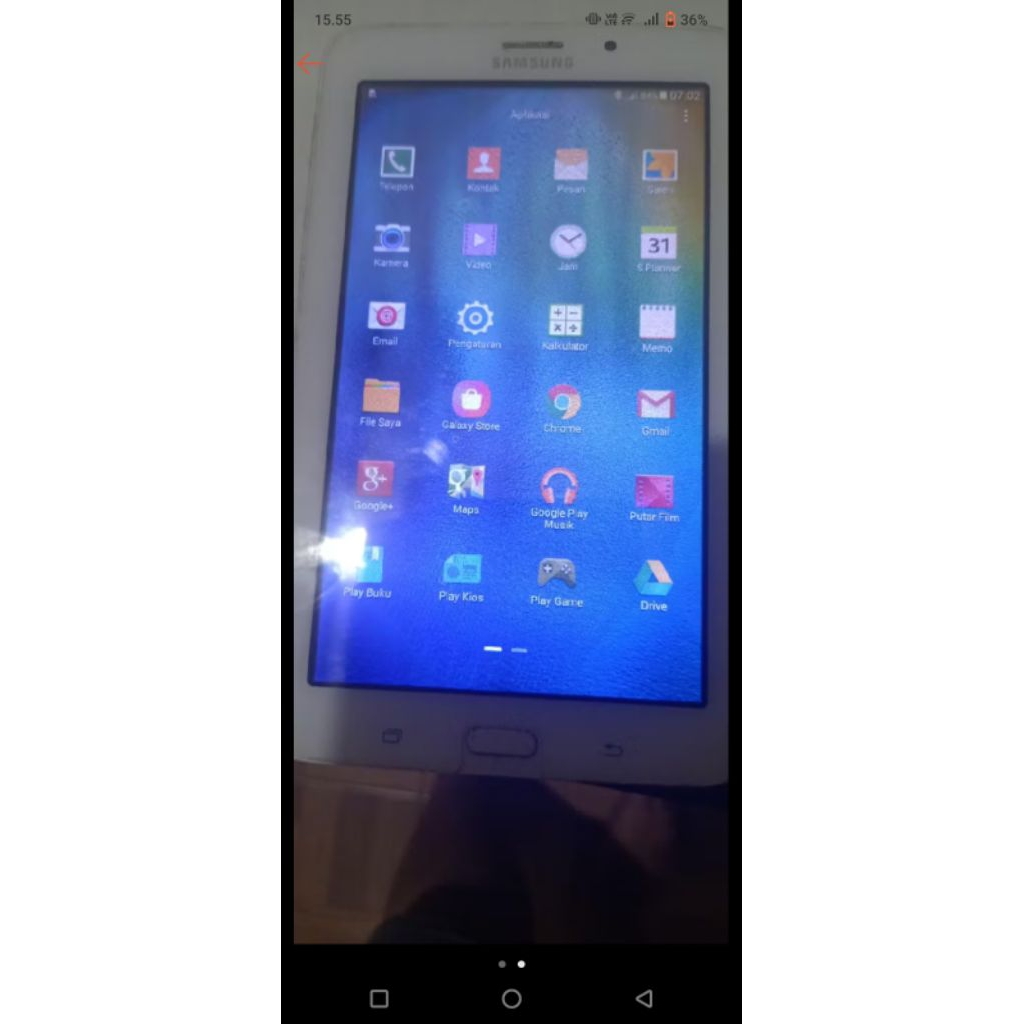 LCD Samsung Galaxy Tab 3V Normal Ori Copotan