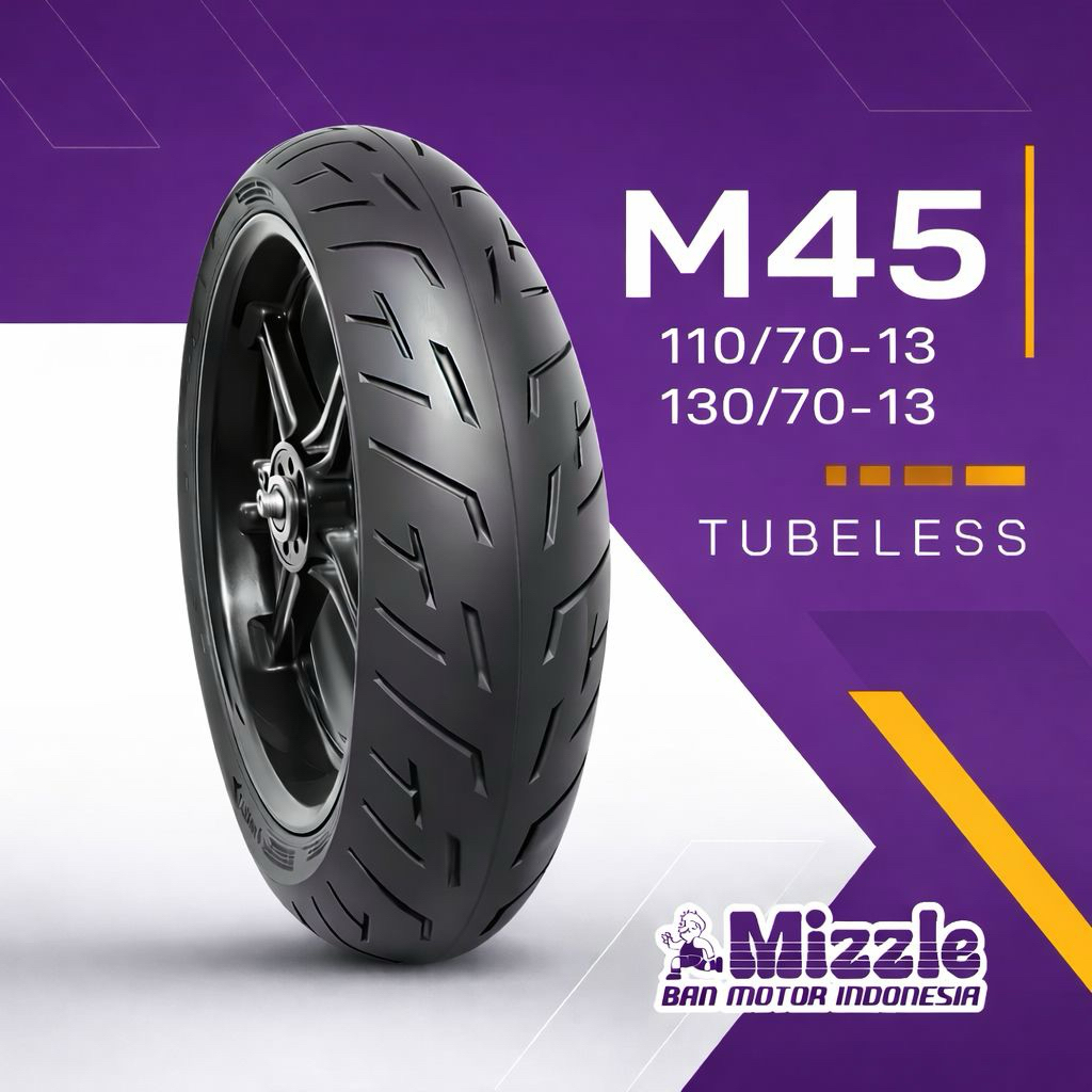 BAN BELAKANG NMAX BAN DEPAN NMAX MIZZLE M45 110/70-13 130/70-13