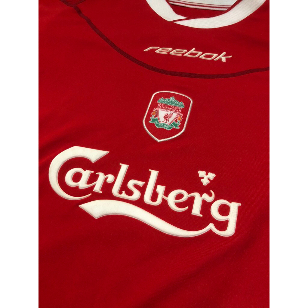 jersey liverpool home vintage original tahun 2002/2003 size M second original no minus