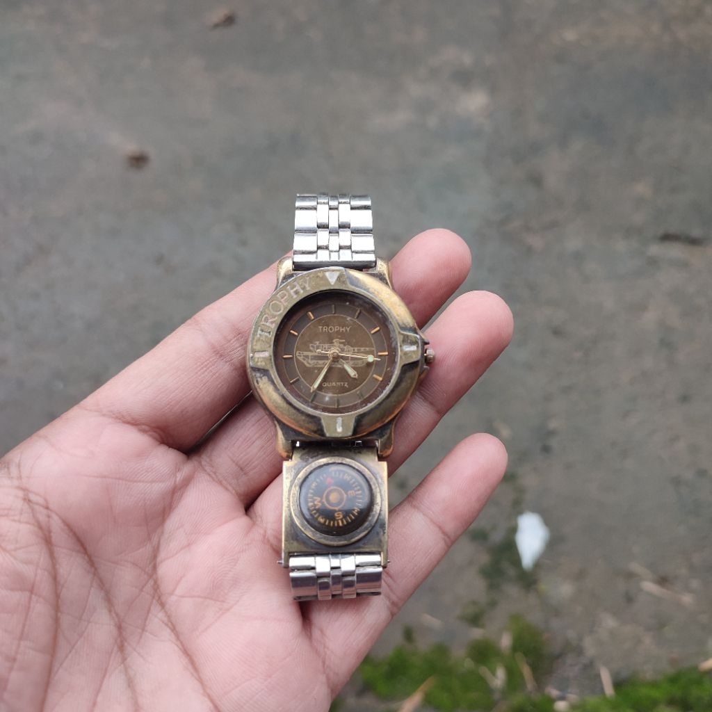 Jam tangan arloji jadul jaman dulu vintage antik trophy original ada garansi