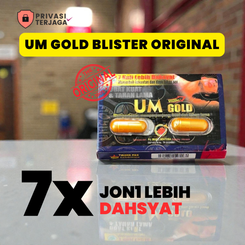 UM GOLD KAPSUL - HERBAL URAT MADU ORIGINAL KEMASAN EKONOMIS SACHET