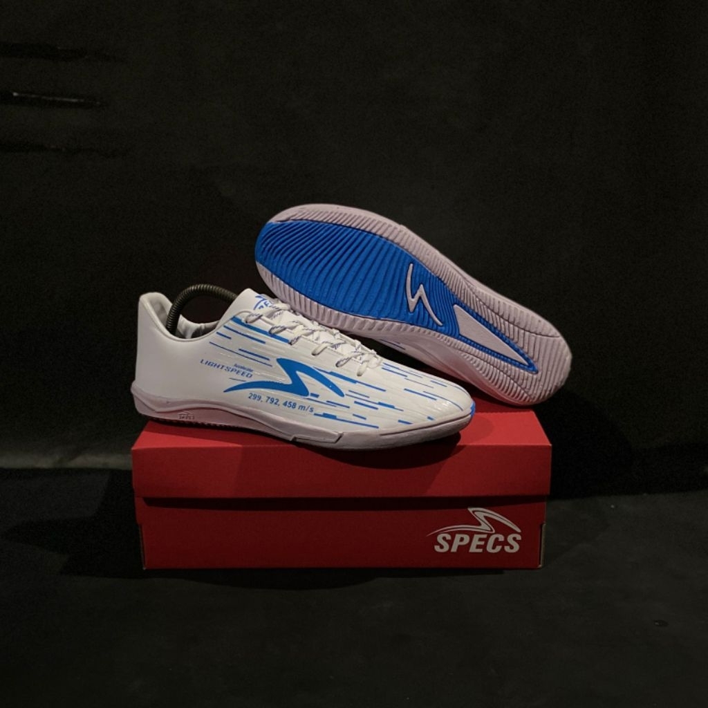 sepatu futsal lightspeed reborn dazling blue