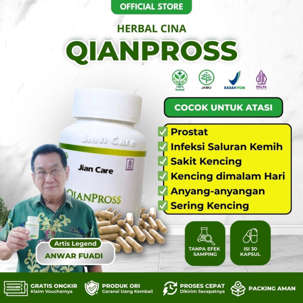 Jian Care Qianpross - Herbal Prostat Original BPOM