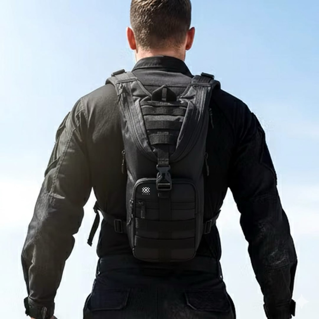 Tas Ransel Trail Motocross Army Tactical Pria Tas Ransel Olahraga Sepeda Camo.