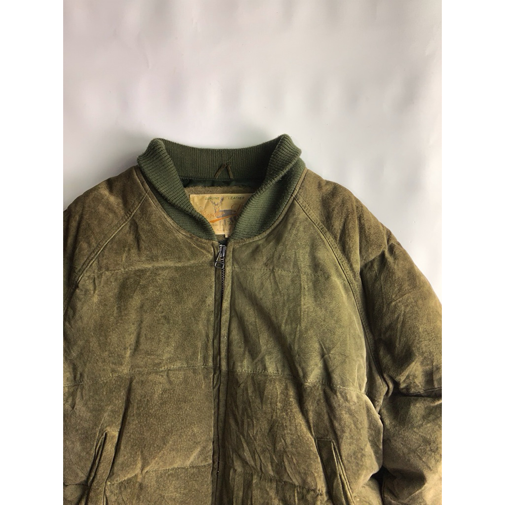 Bomber VTG Leather Suede