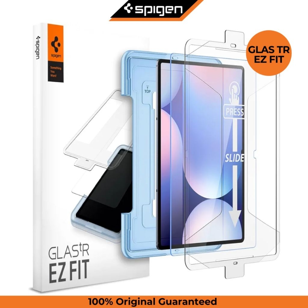 Tempered Glass Samsung Galaxy Tab S10 FE S10 Lite 5G Wifi 2025 Spigen EZ FIT Easy Install Tray Clear
