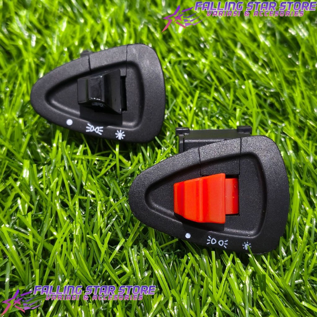 Saklar ON/OFF 4Pin Lampu Depan Revo 110 Karbu Revo Absolute Vario 110 Vario Techno Saklar Revo Merah