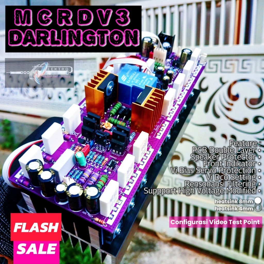 rMRCD V3 SUB  2U Darlington KUALITAS TINGGI |  Driver Amp MCRD V3 Darligton 2U | MCRD v3 Double Laye