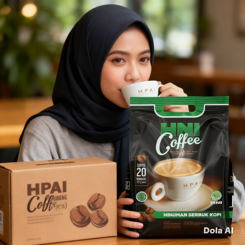 HNI Coffee | Kopi Herbal HNI HPAI isi 20 Sachet Original Kopi HNI Coffee HNI Kopi Habbats Kopi HPAI 