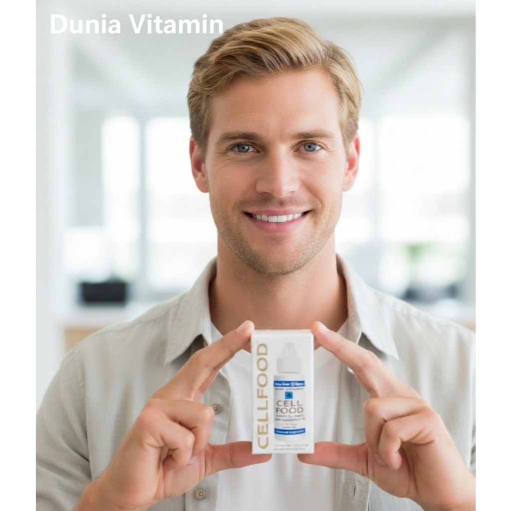 Cellfood Nuscience 30ml - Rahasia Tubuh Segar/Berenergi & Detoks Oksigen Alami, Melindungi Sel-Sel T