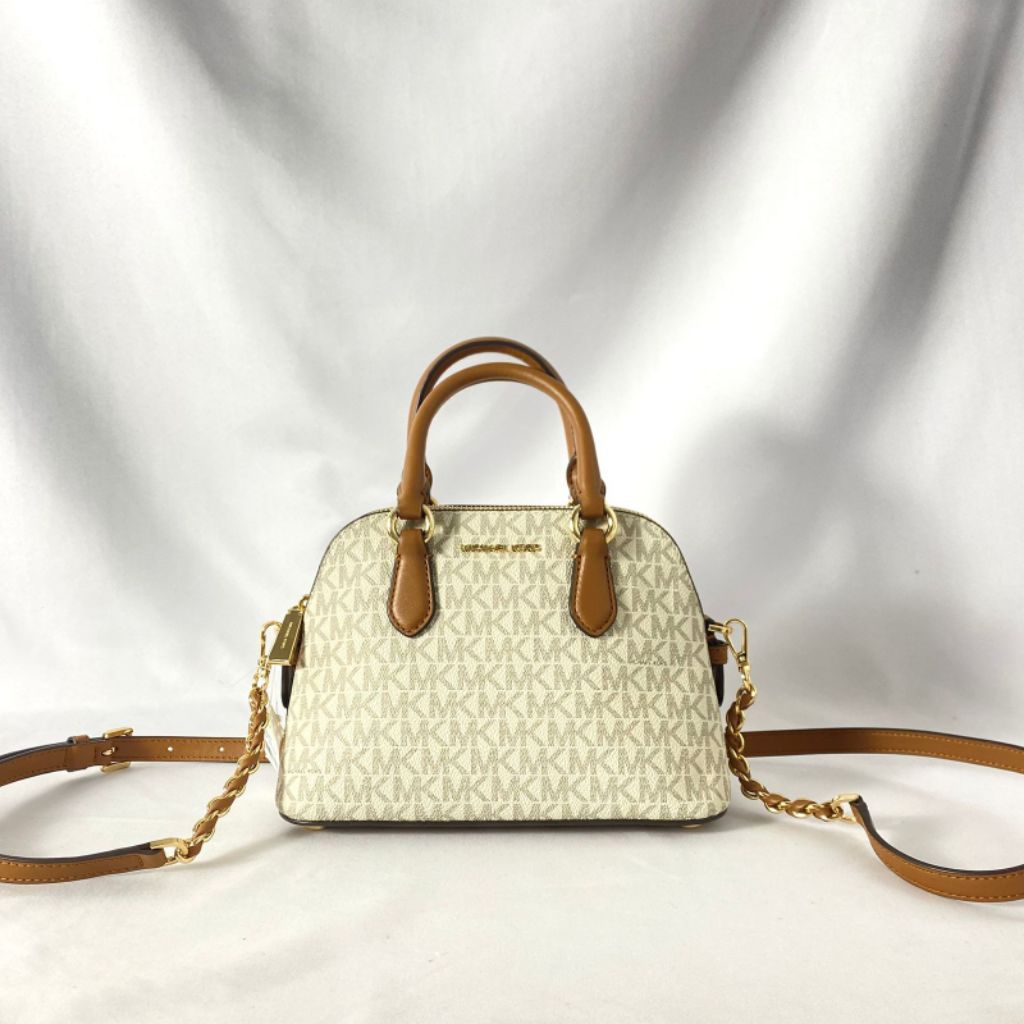 tasMk xs veronica xbody satchel sign vanilla acron brown n
