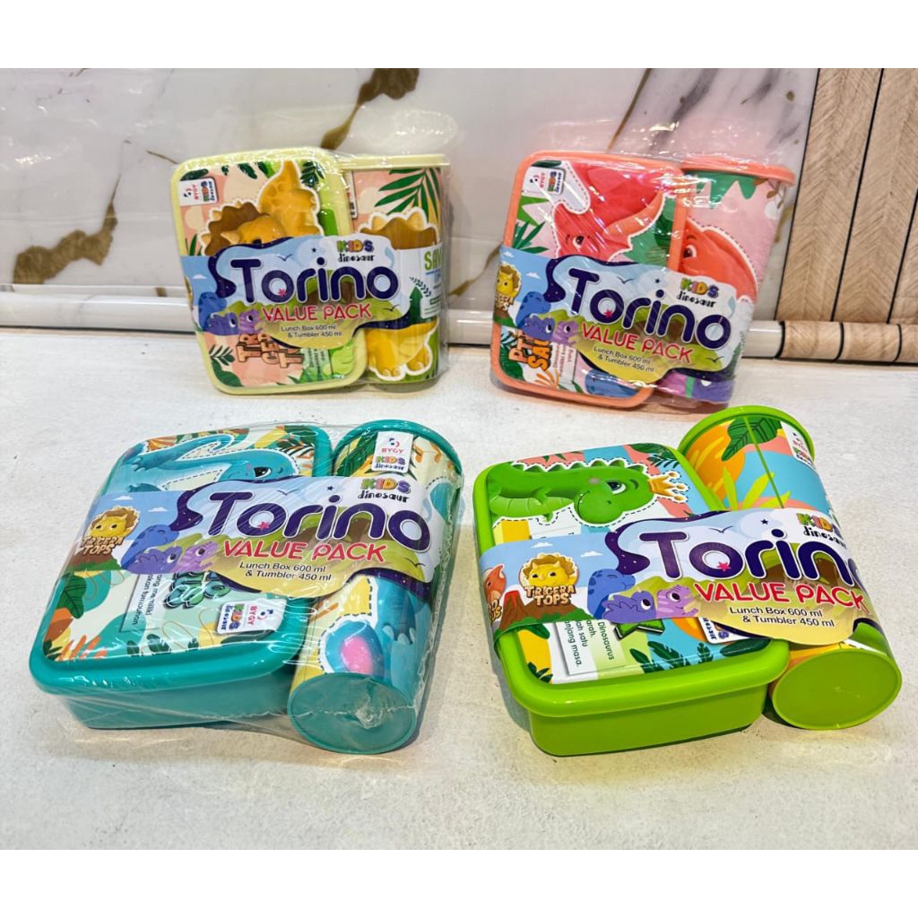 Tempat Makan Torino Karakter Dino 2 IN 1