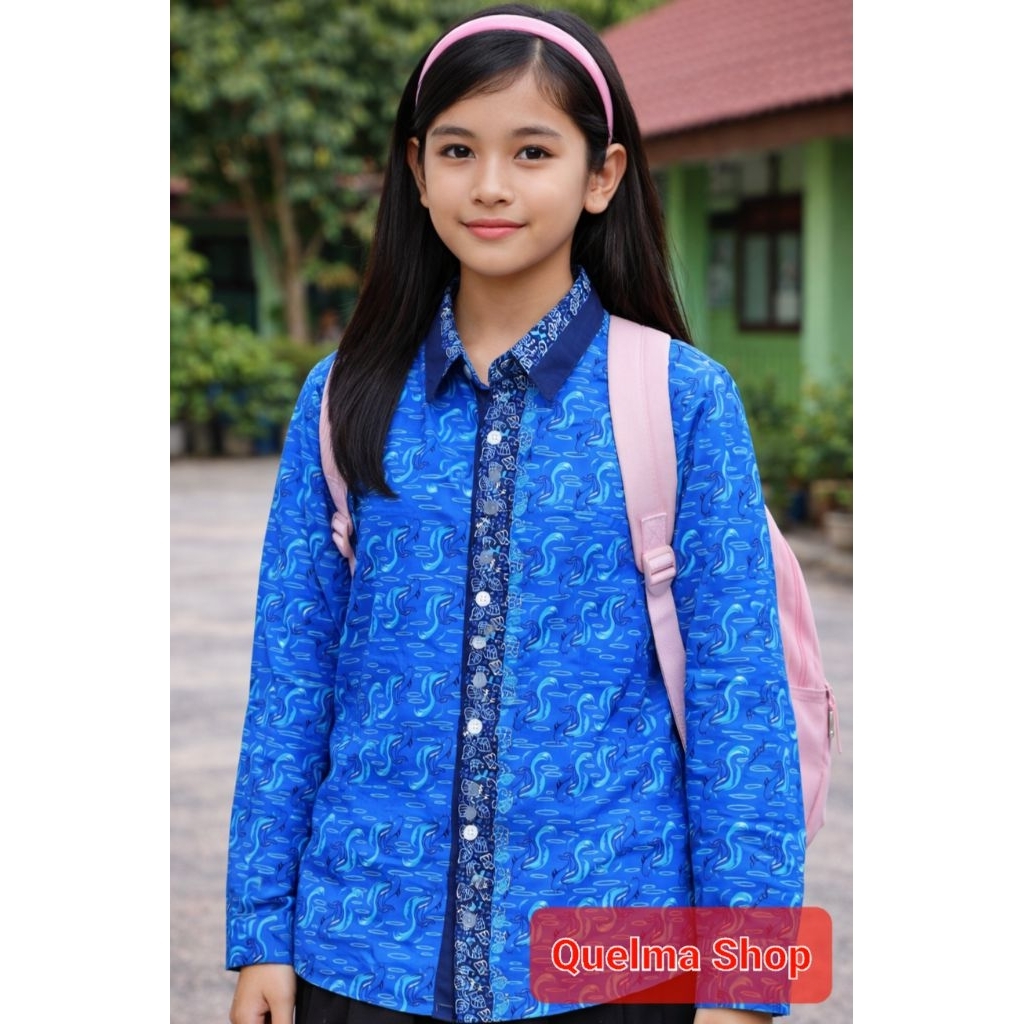 SERAGAM BATIK SMP KOTA BEKASI LENGAN PANJANG