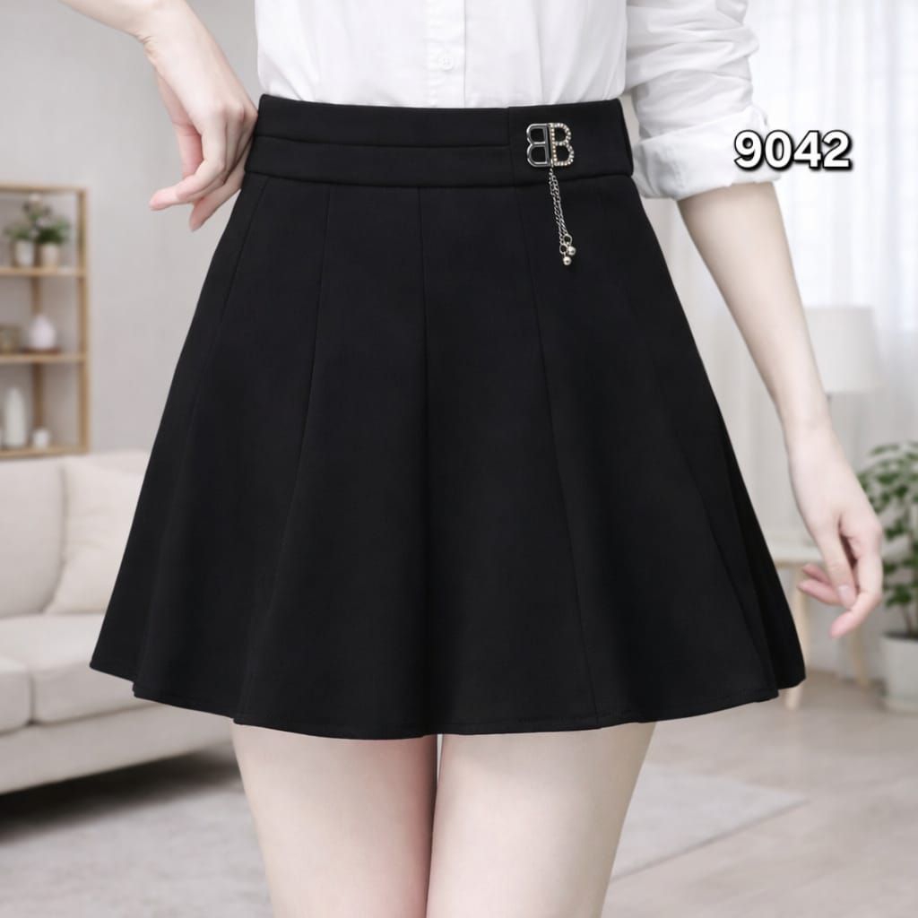 Rok mini import/rok korea teebaru/rok haruka hitam