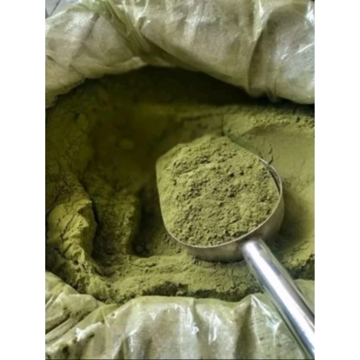 Bubuk daun singkong / tepung daun singkong / serbuk alami daun singkong