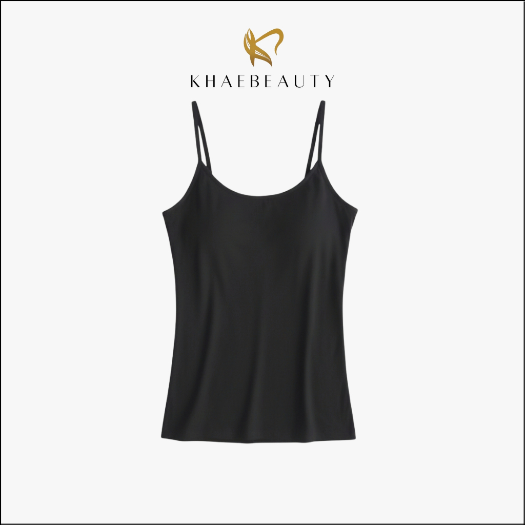 KHAEBEAUTY Tank Top Bra Big Size Jumbo Singlet Panjang Wanita Tali Adjustable Olahraga BR211
