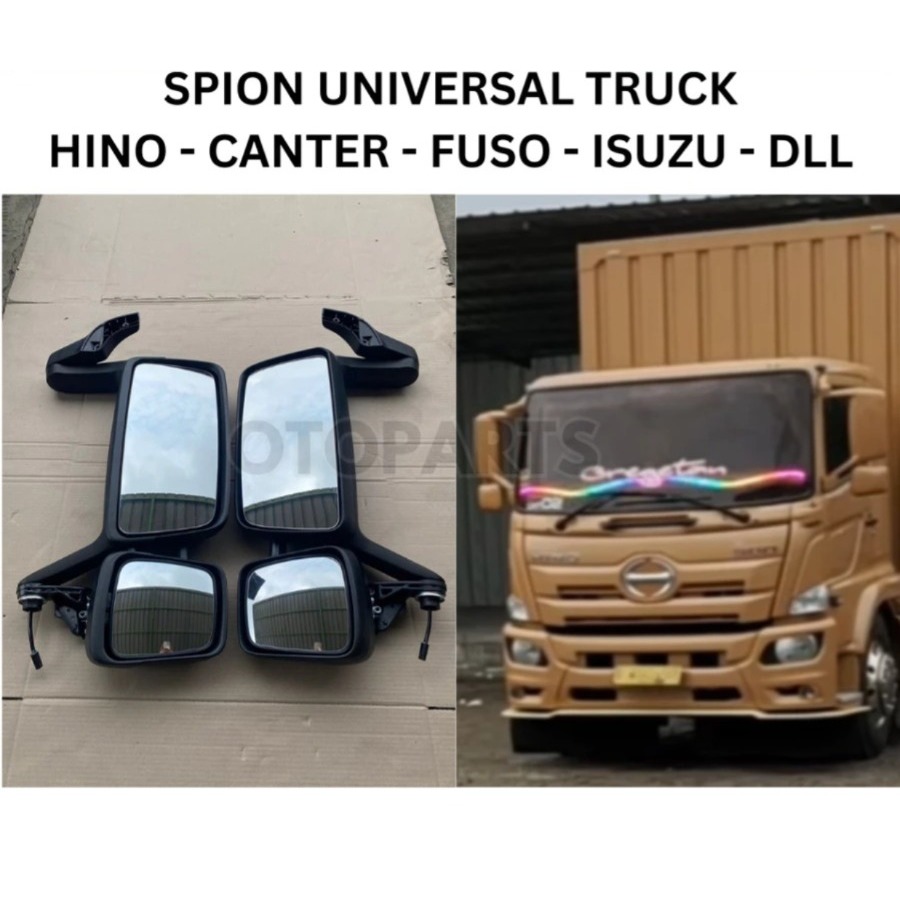 (VOLVO) SPION SET MODIFIKASI TRUK UNIVERSAL UNTUK HINO LOHAN CANTER FUSO ISUZU GIGA ELF NMR NKR NISS