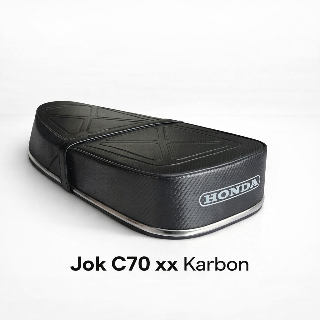Jok Motor C70 xx Karbon Modifikasi Custom Anti Gembos Empuk Original Diskon 50%