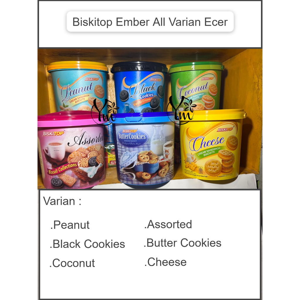 BISKITOP EMBER 400gr - Biskitop Bulat 400gr - Biskitop Timba - Biskitop All Varian