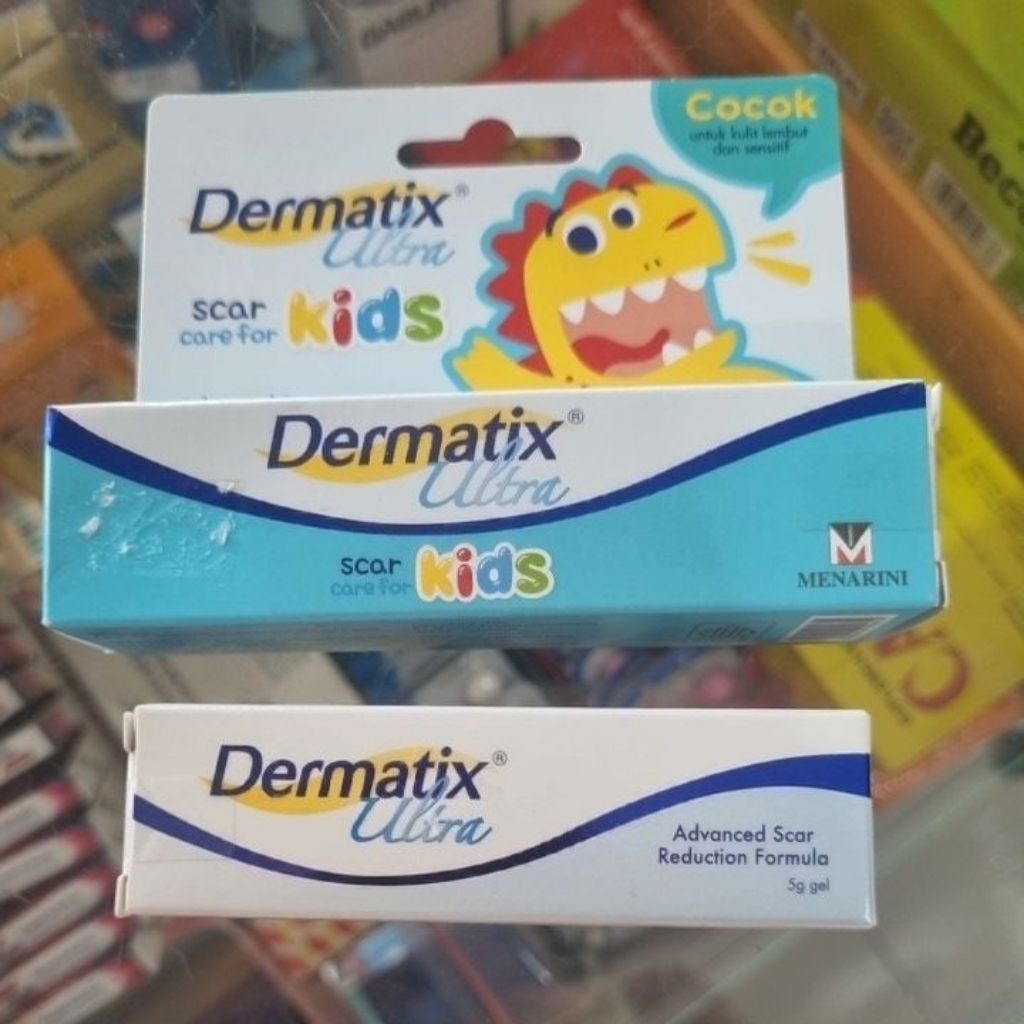 DERMATIX ultra dan dermatix kids GEL UNTUK MENYAMARKAN BEKAS LUKA