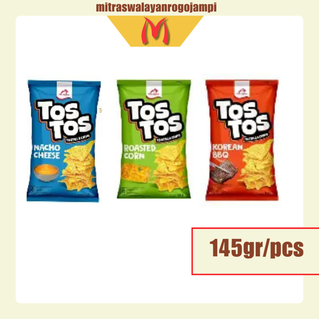 TOS TOS Snack bantal Tortila chips 145gr