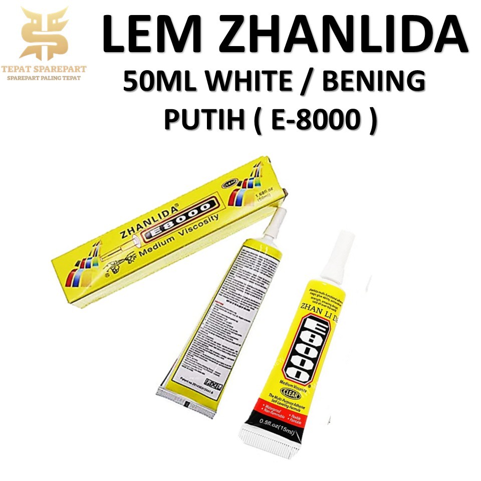 LEM ZHALINDA 50ML WHITE/PUTIH BENING ( E-8000 )