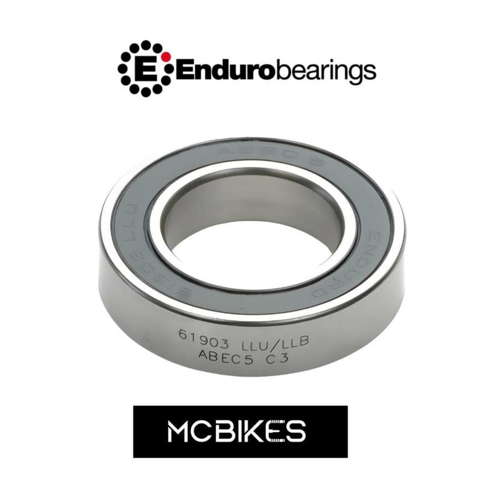 Enduro 6901 LLB - ABEC-3 Radial Bearing (C3 Clearance) - 12x24x6 - Bearing Sepeda