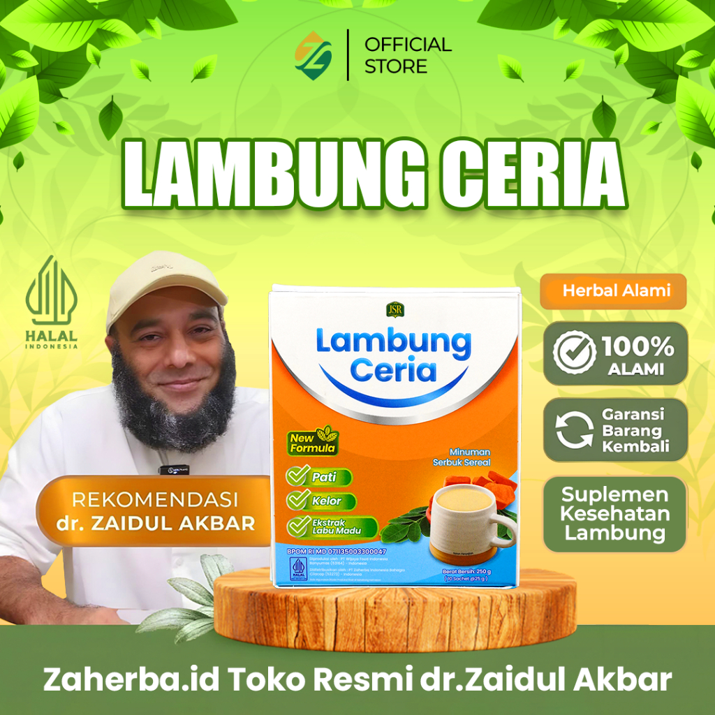 LAMBUNG CERIA NEW FORMULA JSR dr Zaidul Akbar ATASI MASALAH GERD/MAAG/ASAM LAMBUNG