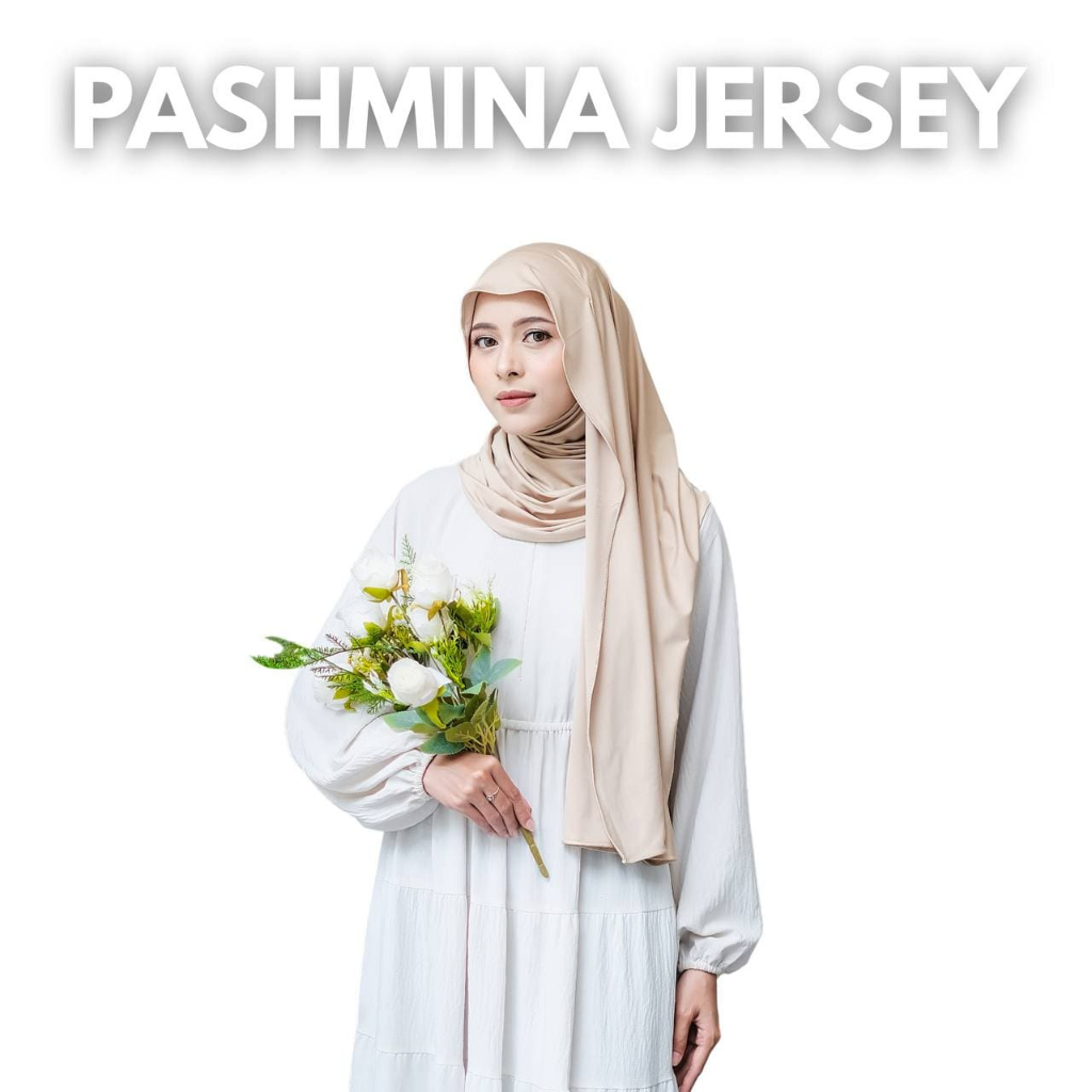 BLOMSTRE PASHMINA JERSEY / HIJAB PASHMINA JERSEY / PASHMINA JERSEY PREMIUM / JILBAB PASHMINA JERSEY 