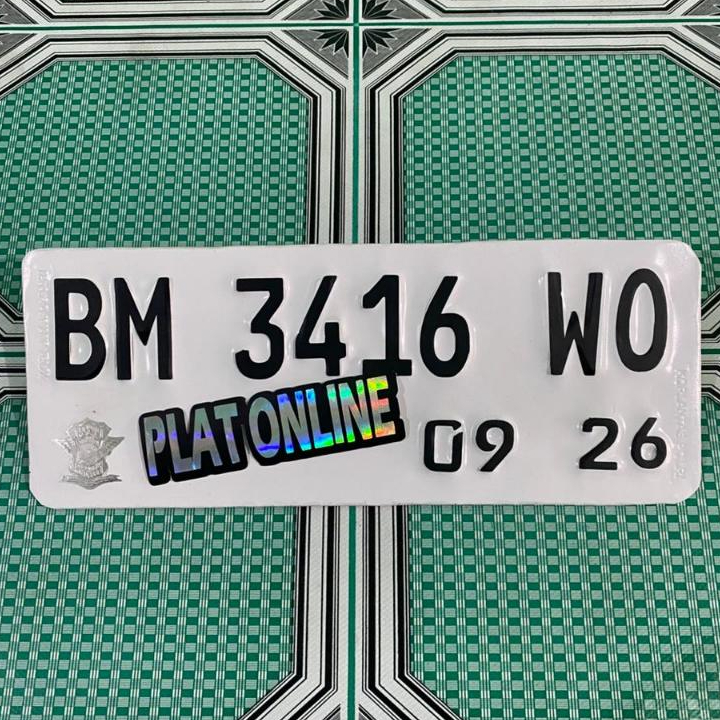 Plat nomor baut tanam motor custom plat nomor motor lipat baut tanam