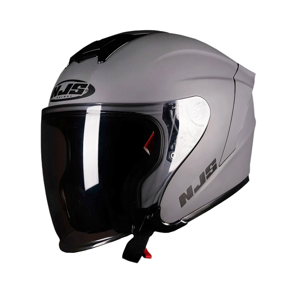Helm NJS KAIROZ STONE GREY Doff - Helm Half Face Kairoz Original