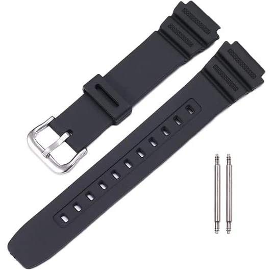 Tali Karet Rubber Strap Jam Tangan Casio AE-1000W AE1000W AE1000 AE-1200 AE1200 AE-1300 AE1300
