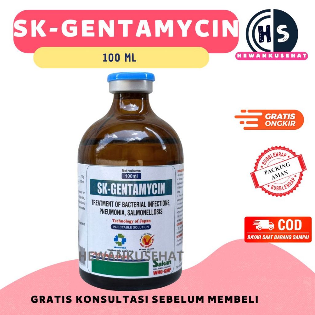 SK GENTAMYCIN 100 ML - SAKAN Seperti GENTA 100