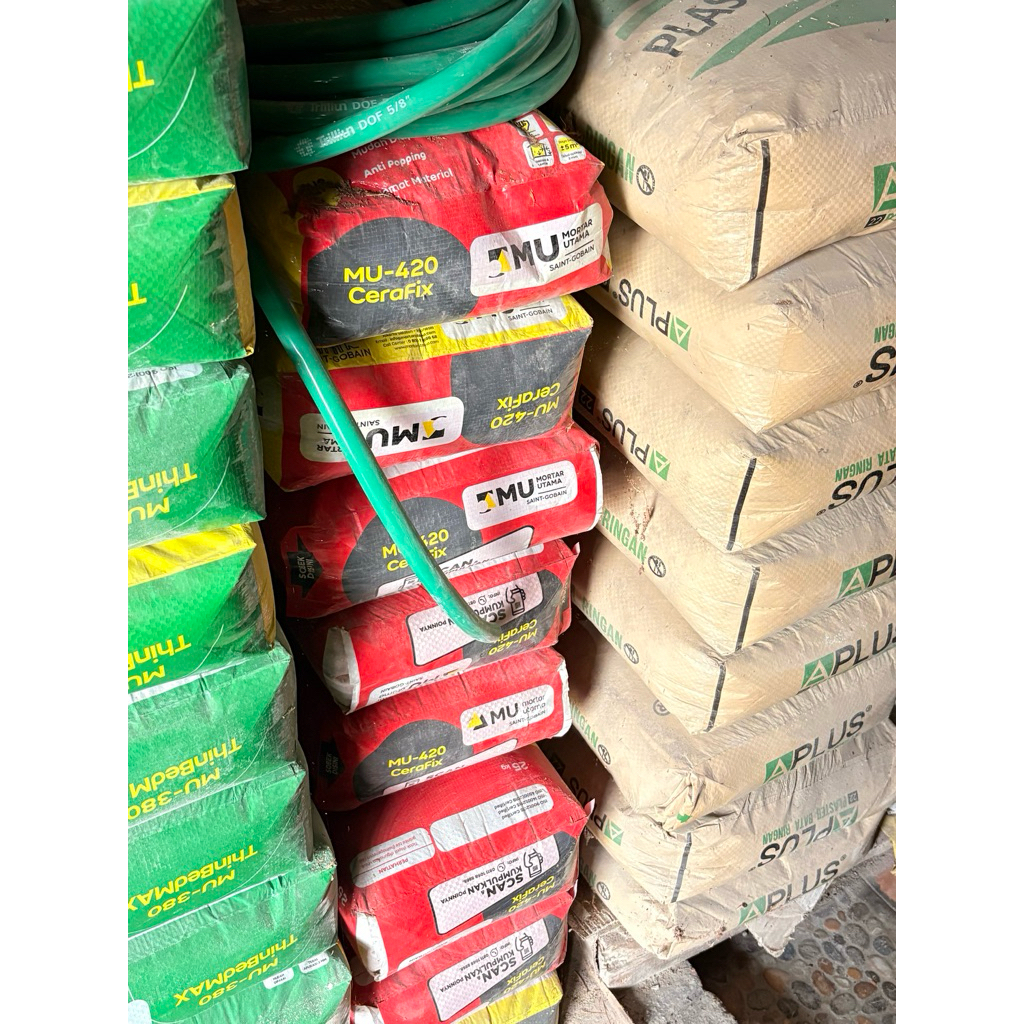 mortar MU 420 utk pasangan keramik lantai