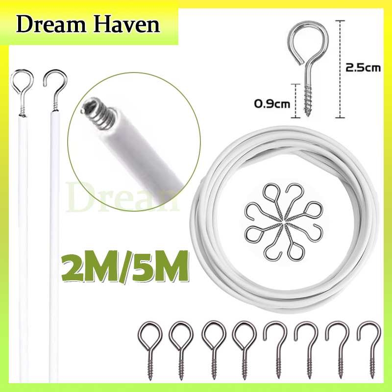 kawat spiral gorden kolong dapur per/Kawat Spiral Gorden Tali Gorden Hook Tempel Dapur