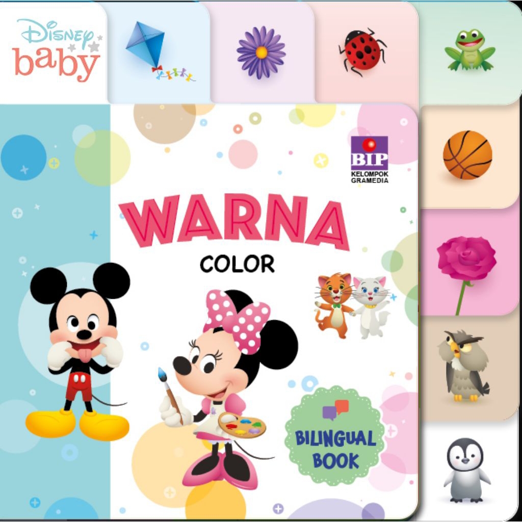 CE DISNEY BABY WARNA (BILINGUAL BOOK)