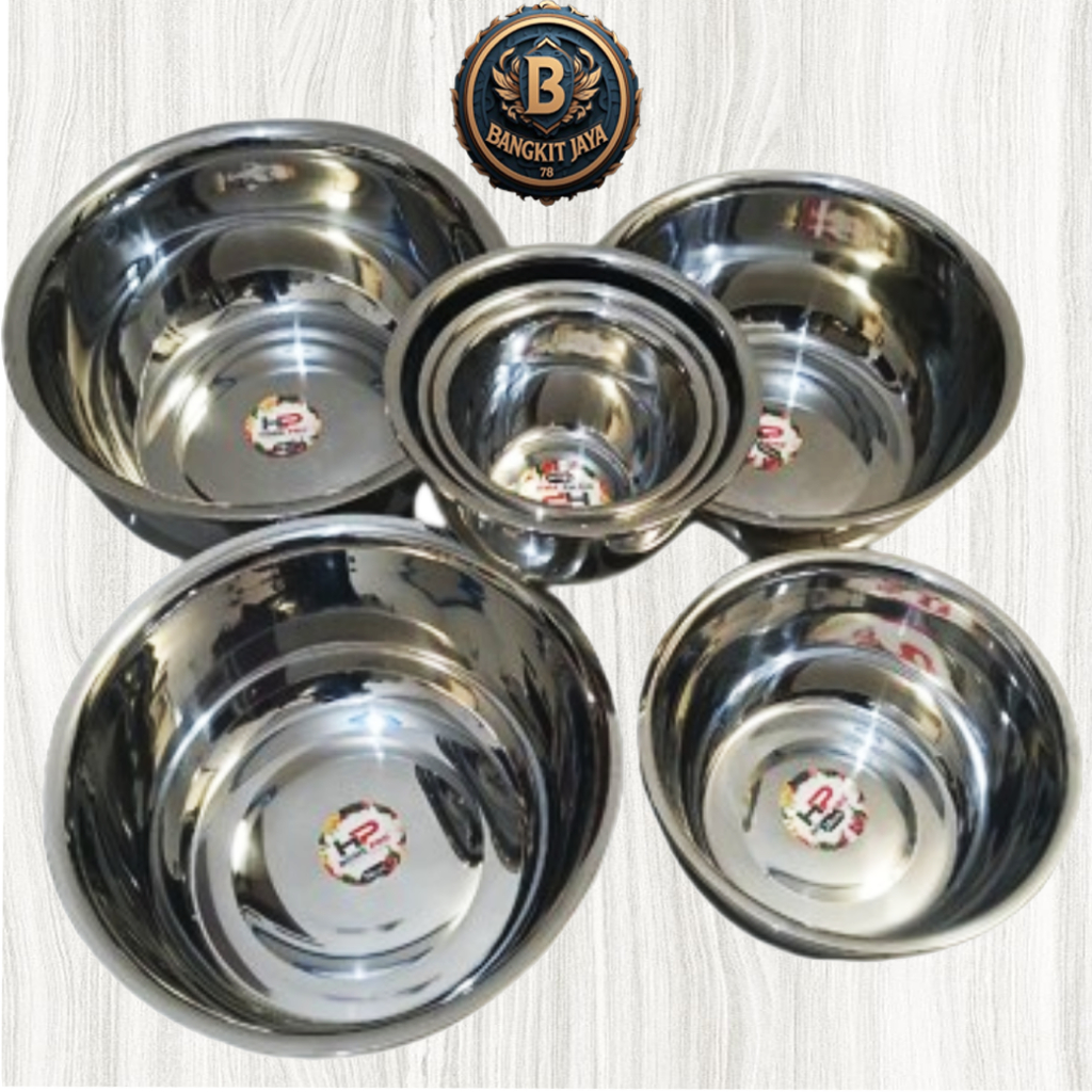 Baskom stainless ws 03 home pro,Baskom stainless tebal,Baskom stainless,Baskom stainless tebal jumbo