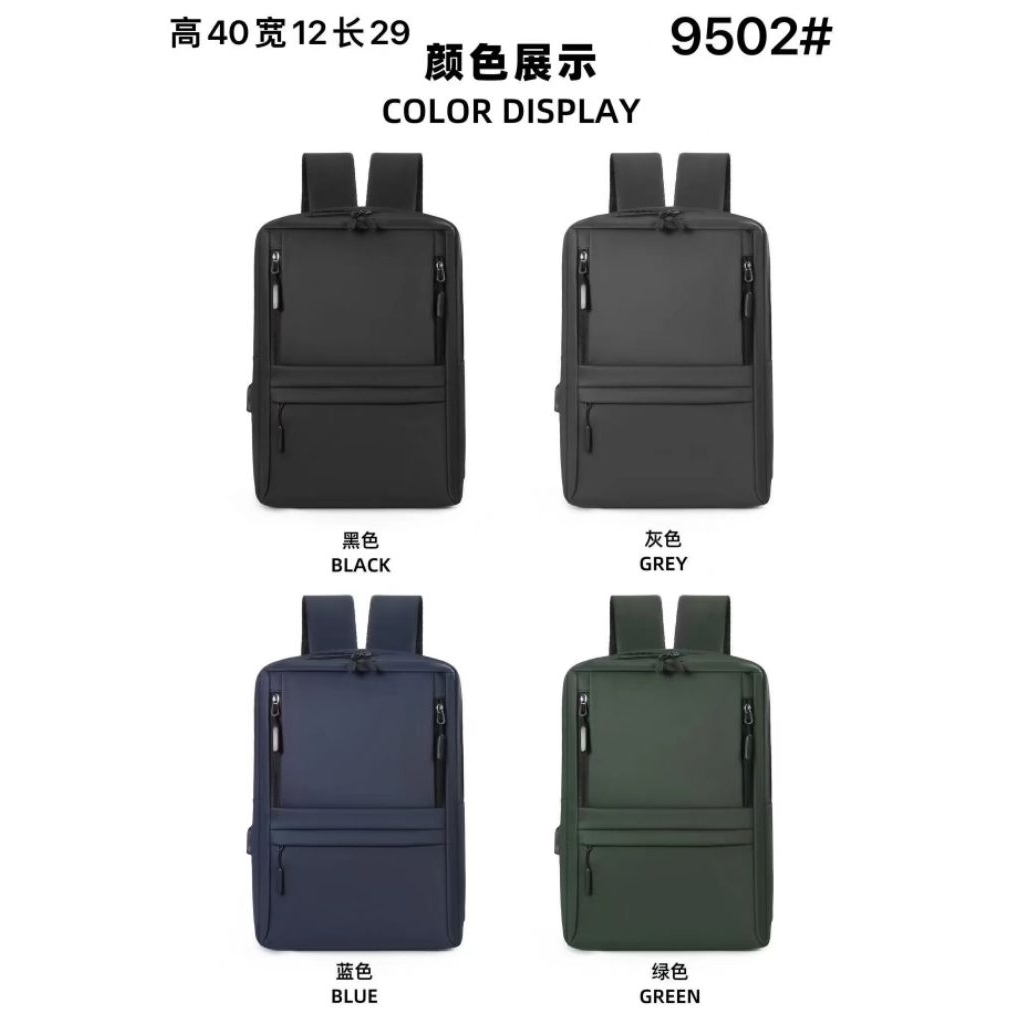 ransel pria premium tas ransel backpack anti air 9502